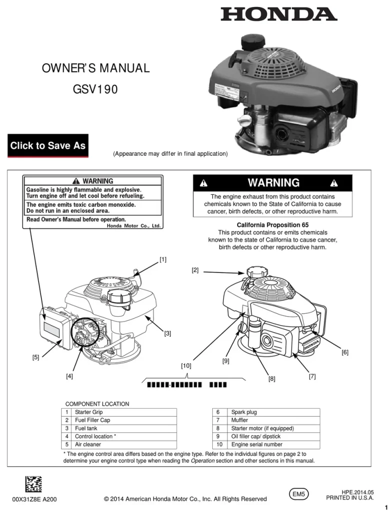 How It Works – Simple Breakdown of the honda gsv190 Powertrain