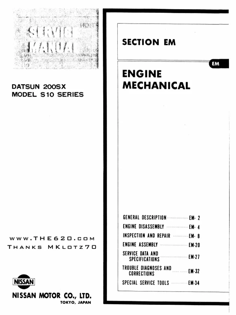 How the Nissan L20B Works – Simple Mechanical Breakdown