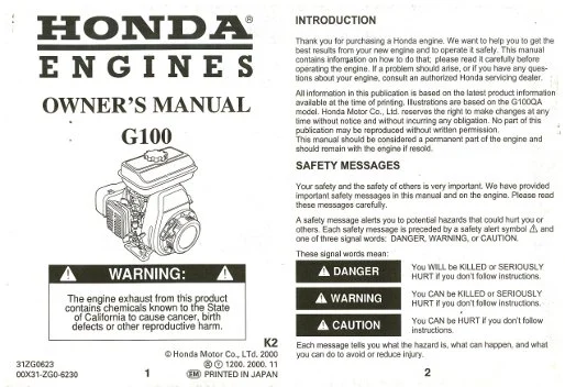 What Is Honda G100? (Beginner‑Friendly Explanation)