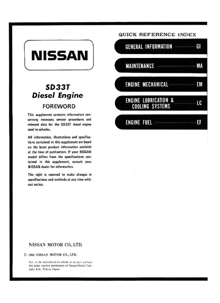 What Is Nissan SD33? (Beginner‑Friendly Explanation)