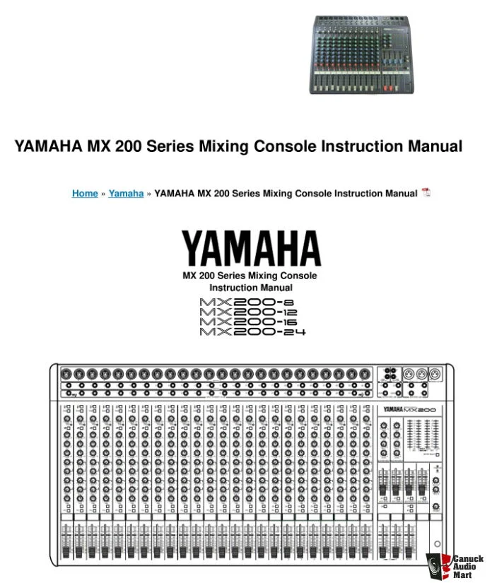 What Is Yamaha mx200? (Beginner‑Friendly Explanation)